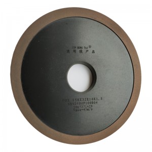 Manual diamond resin bond grinding wheels for sharpening saw blade face angle grinders in china MPDX 150X32X10X1.5