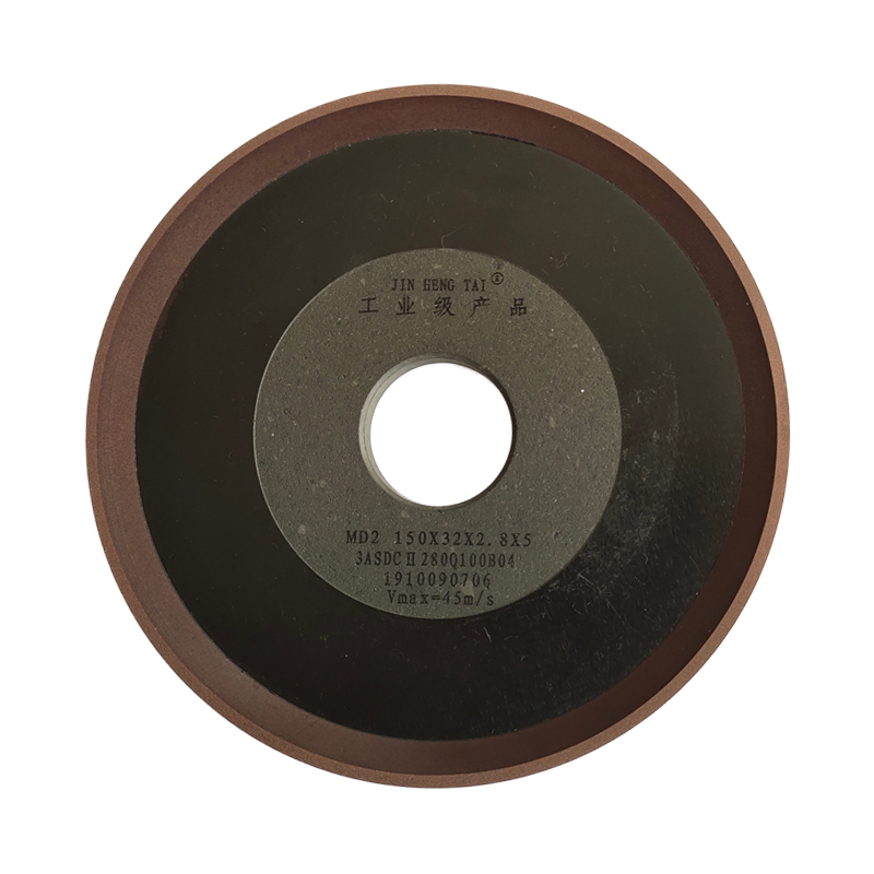 Good quality diamond grinding wheel MD2 150X32X2.8X5 for sharpening face angle of band saw blade Featured Image