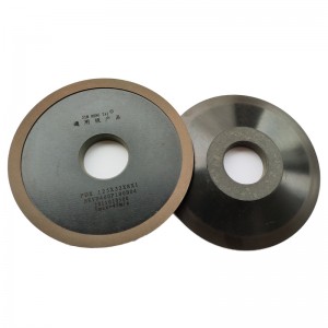 Diamond grinding wheel bakelite body MPDX 125X32X8X1 for circular saw blade manual machine