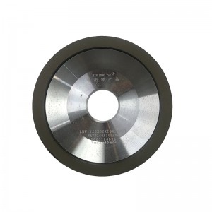 Durable aluminum resin bond diamond grinding wheel LBW 125X32X10X5 for carbide woodworking tools