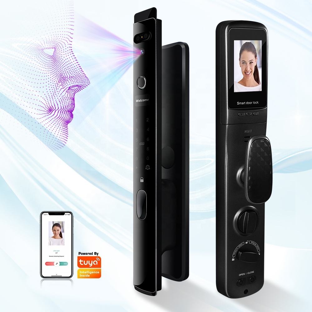 826-Smert Cam Door Lock/3D Face recognition