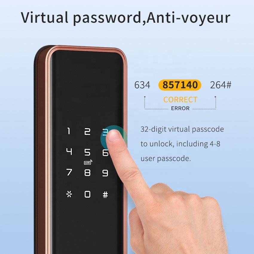 910-Fingerprint Wifi Door Lock/ WIFI Tuya TT Lock BT