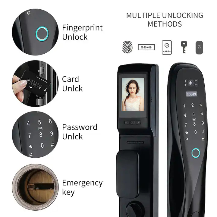802-Fingerprint Door Lock/ WIFI Password Safety