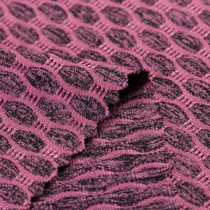 3D Nylon Polyester Jacquard Mesh Fabric for Leggings