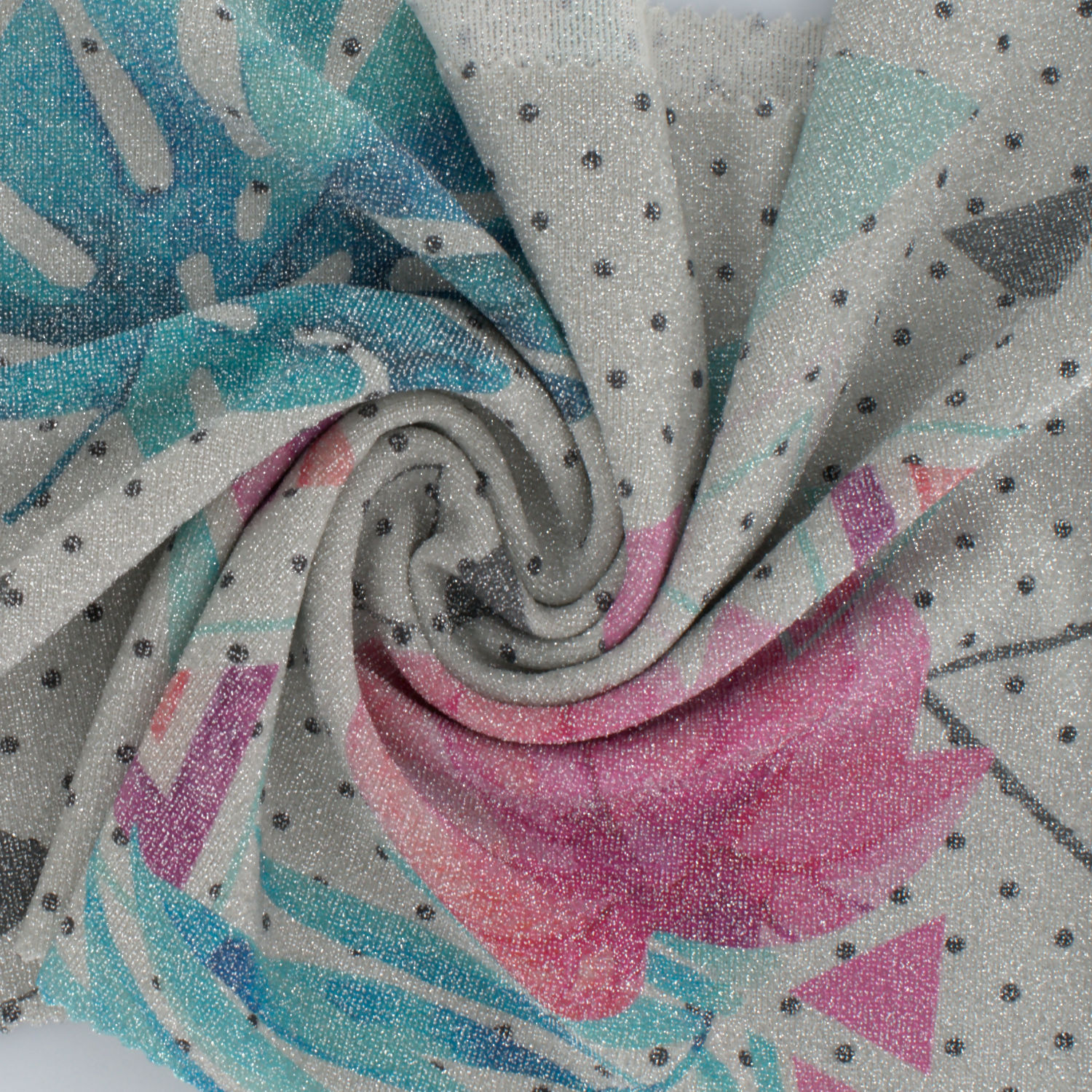 Natatanging Four-way Stretched Nylon Spandex Fabric na May Makintab na Pakiramdam