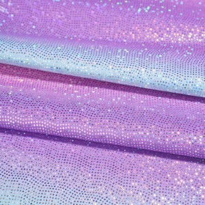 Paj yeeb thiab Xiav Tie Dye Nylon Spandex UPF 50 Swimwear Fabric