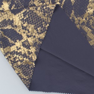 Four-way Stretch Nylon Spandex Bronzing Double-sided Brushed Fabric