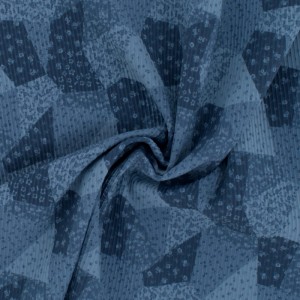 Digital Print Striped Rib Wholesale Fabrics for running wear