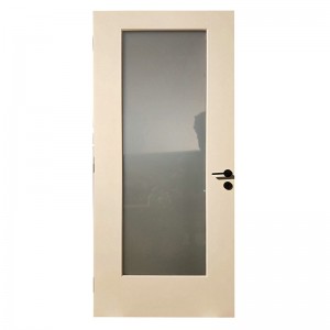 Wapterproof Fiberglass Door with One Glass Panel KDF01G