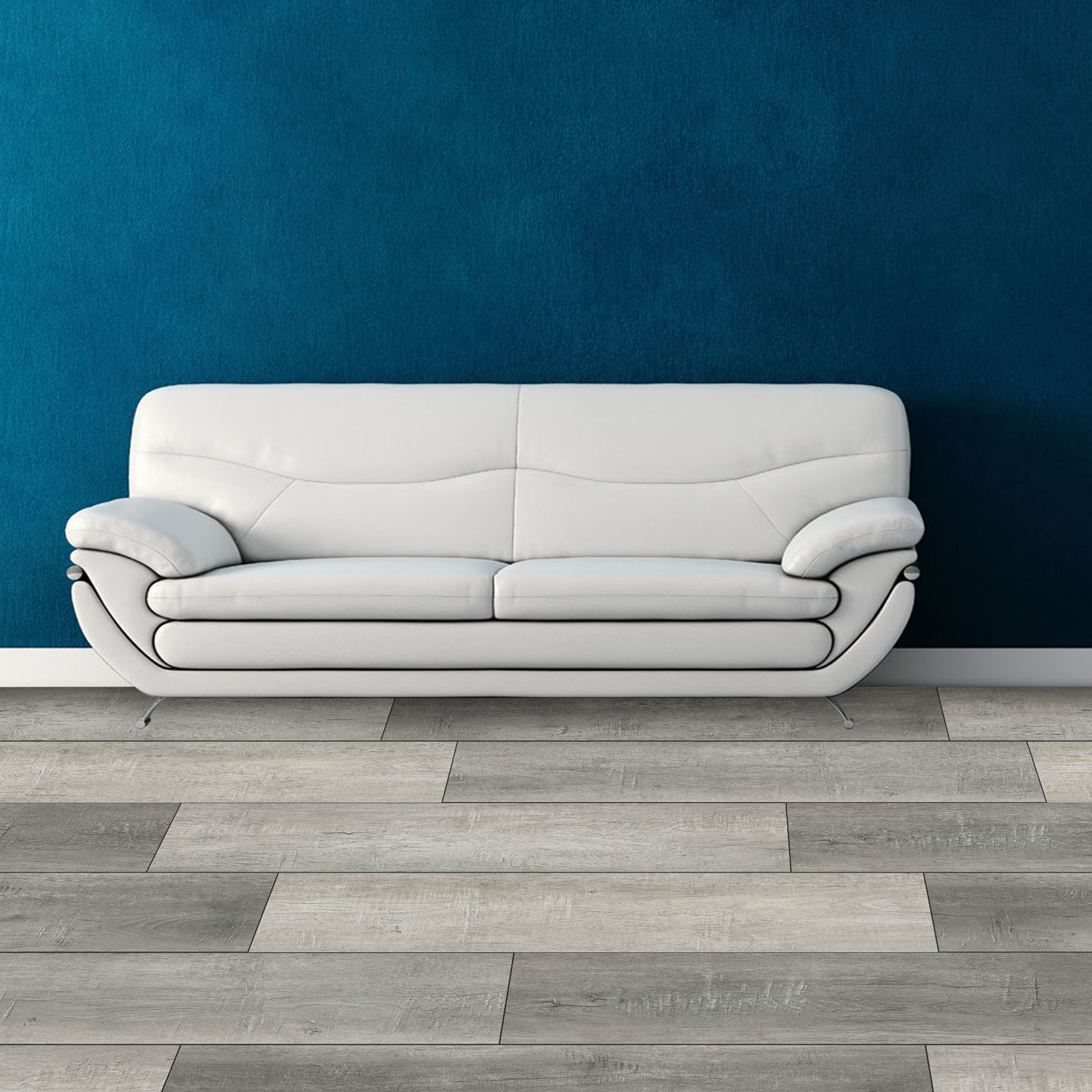 2020 New Style Wpc Decking Grey -
 Matt Finishing White Color Deep Embossed Surface Oak Wood Texture Click ABA Rigid Core SPC Flooring – Kangton