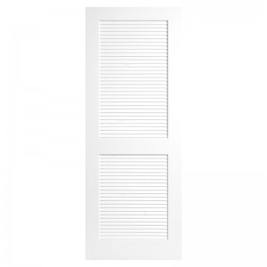 Low price for Molded Interior Doors - luxury modern solid composite doors modern interior white solid wood door portes en bois door Louver Door KDL102 – Kangton