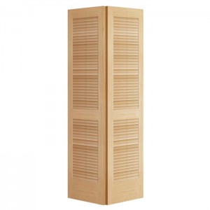 Factory Cheap Hot External Folding Doors -
 Folding Cabinet Door Bi Fold Ventilated Solid Wood Louver Closet Doors Louver Door KDL103 – Kangton