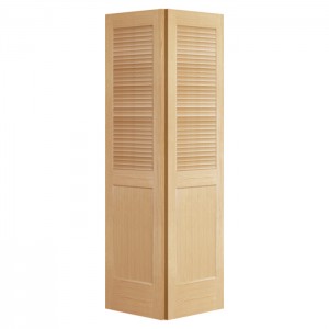 China Gold Supplier for Solid Core Pocket Door -
 Finished Solid wood folding shutter doors interior Louver Door KDL302 – Kangton