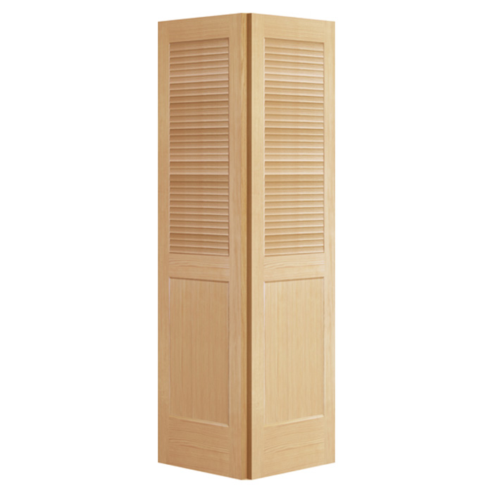 Hot-selling Fire Rated Pocket Door Usa -
 Finished Solid wood folding shutter doors interior Louver Door KDL302 – Kangton