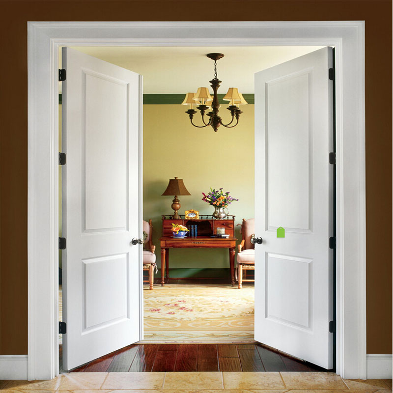 2020 Good Quality Half Hour Fire Rated Door -
 Prehung Hollow Core HDF Interior Door with Wood Texture for Room Door /Bathroom door – Kangton