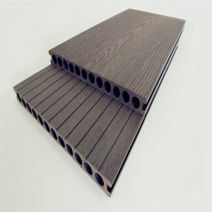 Anti-slip wood plastic composite wpc decking flooring