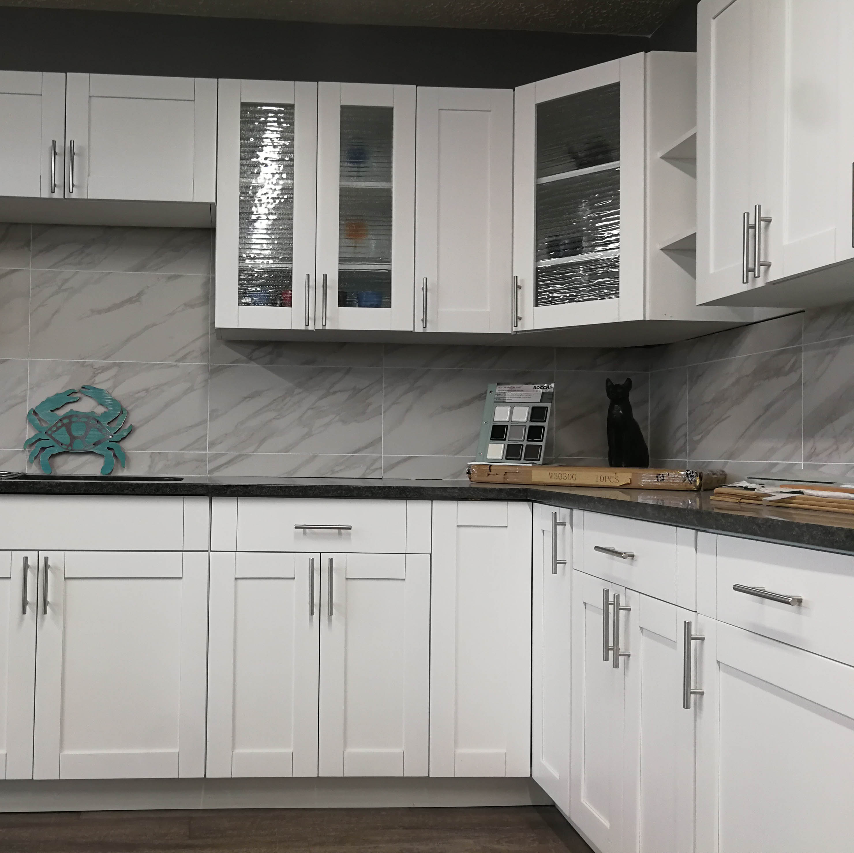 Quality Inspection for Kitchen Pantry Unit -
 New Products Modular Italy Style Ktichen Cabinet Simple Designs – Kangton