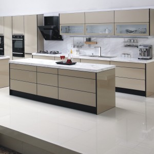 China Supplier Espresso Kitchen -
 Free Design China Made High Gloss Lacquer Painting Modern Kitchen Cabinets – Kangton