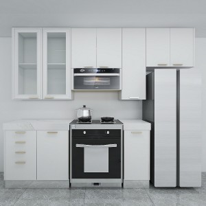 Luxury White Lacquer Kitchen Cabinet for Villa