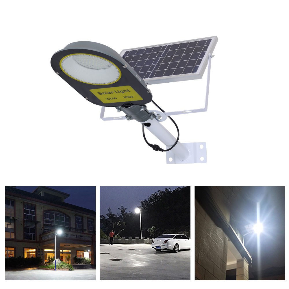 Reasonable price Solar Security Light - Solar Street Flood Lights Outdoor Lamp 6500K with Remote Control Dusk to Dawn Security Lighting for Yard Garden Gutter Basketball Court – Kasem