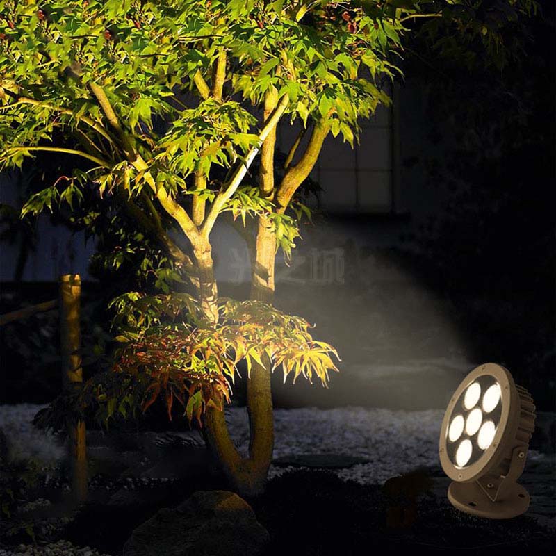 China Cheap price Garden Downlights - Landscape Lighting Satin Black Cast Spot Light – Spotlight Important Landscape Features and Increase Home Security – Kasem