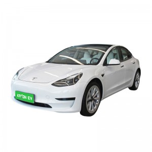 Cotxe elèctric d'alta velocitat Tesla Model 3 pur elèctric