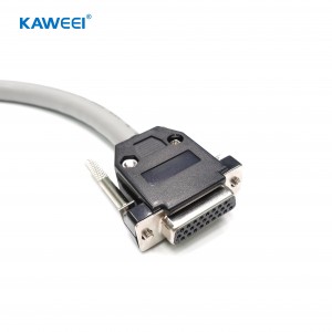 DVI lalaki 26pin ngadto sa babaye double RJ11 RJ45 HD video transmission wire harness high-speed koneksyon sa internet