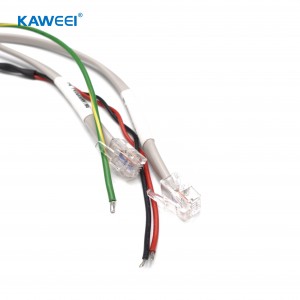 DVI male 26pin to female double RJ11 RJ45 HD video transmission wire harness high-speed internet connection