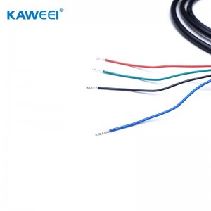 Conjunto de cable impermeable masculino IP67 IP68 del ODM M12 4PIN