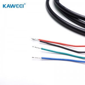 ODM M12 4PIN мъжки IP67 IP68 водоустойчив кабел