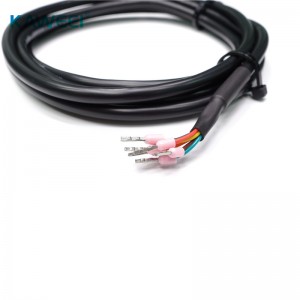 Conjunto de cable impermeable masculino IP68 del ODM M8 6PIN