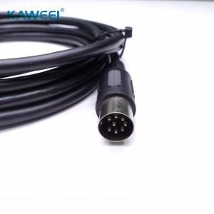 Kabel novog dizajna DB9P M do DIN8P M/F sklop kabela