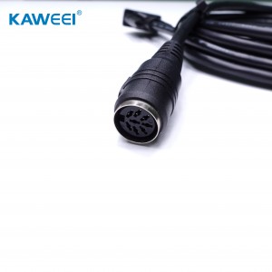 New Design Cable DB9P M to DIN8P M/F Cable Assembly