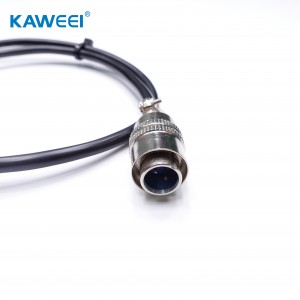 I-Circular Aviation Connector 2Pins Male Air Aviation GX12 Head to DC Plug Connector Cable Assembly