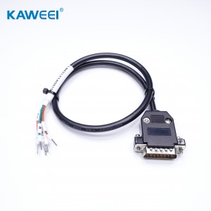 RS232 DB15Pin Male D SUB Assembly Cable Cable Computer Shicilela Case Power Data Cable