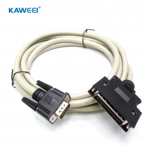 I-SCSI 50Pin ukuya kwi-DB 15Pin ye-Male Connector Cable Assembly ye-Industrial Control Equipment