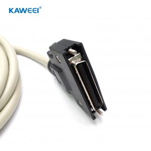 I-SCSI 50Pin ukuya kwi-DB 15Pin ye-Male Connector Cable Assembly ye-Industrial Control Equipment