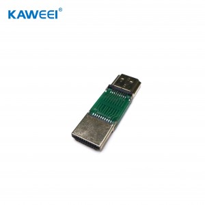 HDMI A Mascle de 19 pins connector de placa a placa