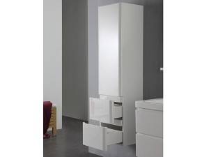 European style high quality wall hung vanity unit with column