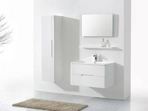 wall mounted best selling bathroom cabinet unit with high cabinet