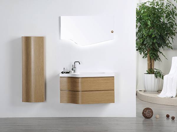 China wholesale Luxury Bathroom Furniture Factories - Wholesale Luxury OEM Design bathroom vanity top mirrored wall hung bathroom cabinet-1421080 – Kazhongao