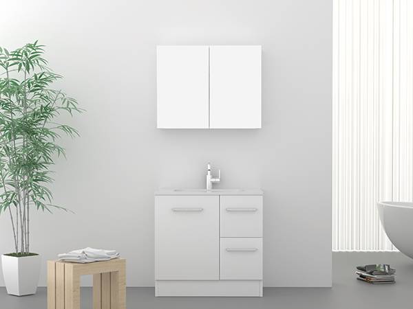 Good Quality Lacquer Bathroom Cabinet - free standing MDF bathroom furniture with low price – Kazhongao