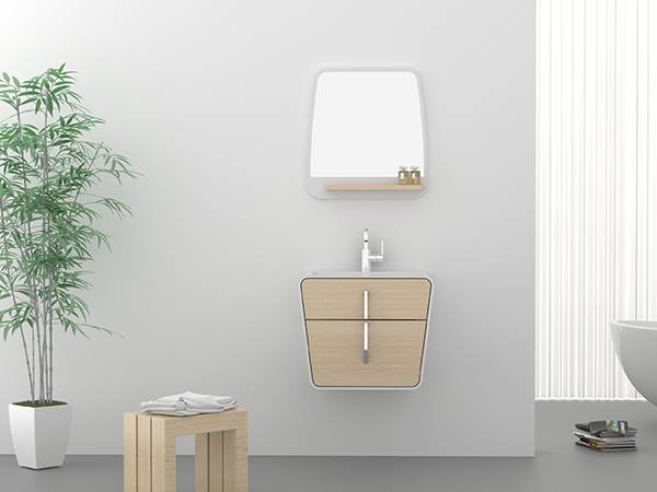 China wholesale Bathroom Vanities With Tops Factory - Luxury modern design bathroom vanity and mirror with light-1603060 – Kazhongao