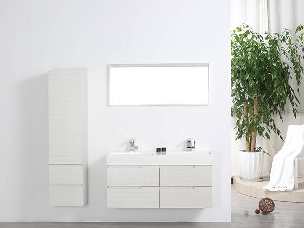 Wall mounted 4 drawers melamine bathroom vanity-1701120 Featured Image