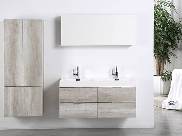 Wall mounted 4 drawers melamine bathroom vanity-1703120 Featured Image