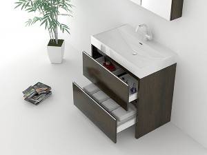 Free Standing 2 drawers melamine bath vanity-1705090