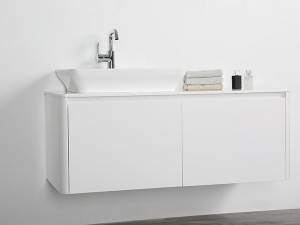 окачени мебели за баня с плотна мивка европейски дизайн
