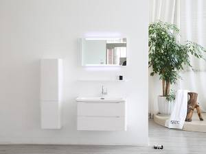 Furnitur kamar mandi gaya Italia yang populer dengan laci DTC