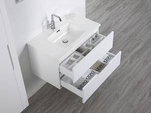 โต๊ะเครื่องแป้งห้องน้ำแบบแขวนดีไซน์ทันสมัยราคาดี
