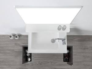 Хороший продаж настінної меламінової шафи для ванної кімнати-1826060